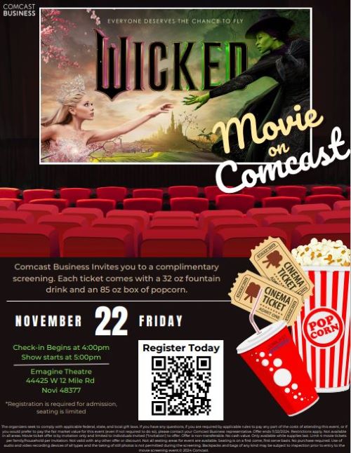 Wicked Movie Premiere - Movie on Comcast Business!