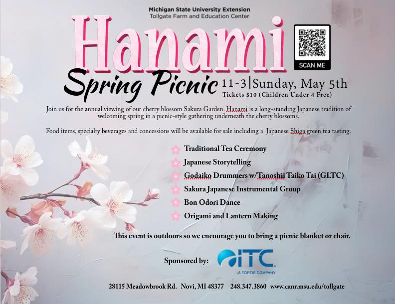 Tollgate Farm's Hanami Spring Picnic