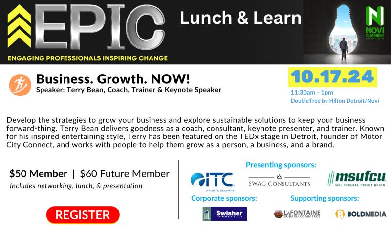 EPIC Lunch & Learn - Business. Growth. NOW!