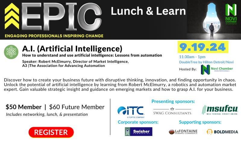 EPIC Lunch & Learn - Artificial Intelligence