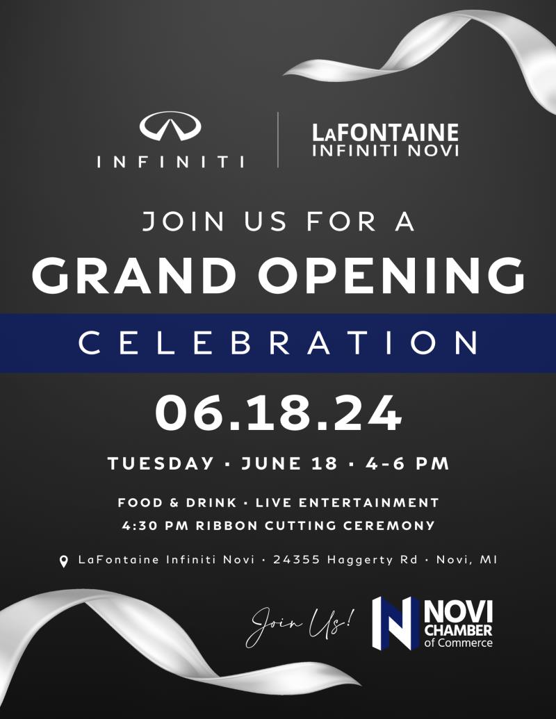 Ribbon Cutting LaFontaine Infiniti Novi