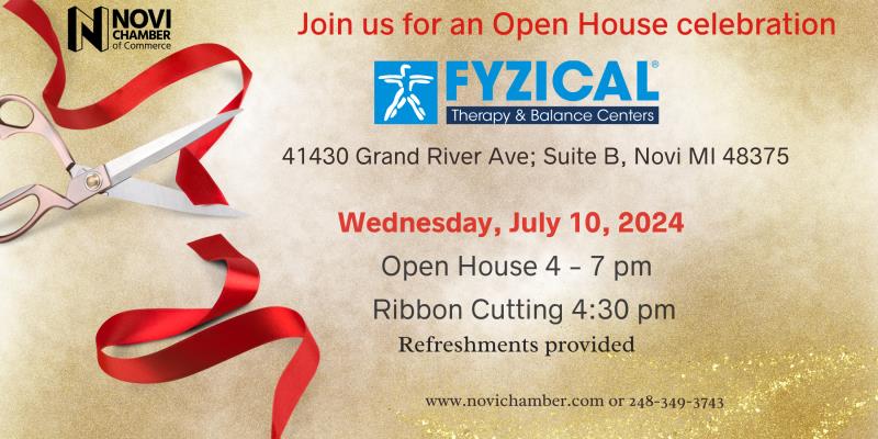 Ribbon Cutting at Fyzical Therapy & Balance Center