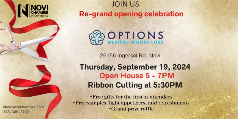 Re-Grand Opening of Options Medical Weight Loss Clinic