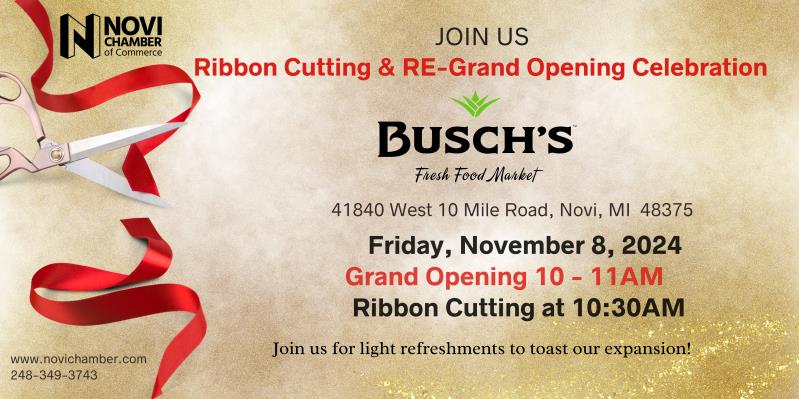 Re-Grand Opening of Busch's Market