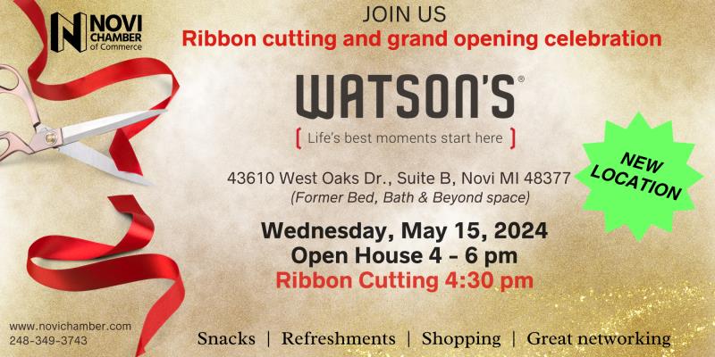 Grand Opening/Ribbon Cutting at Watson's