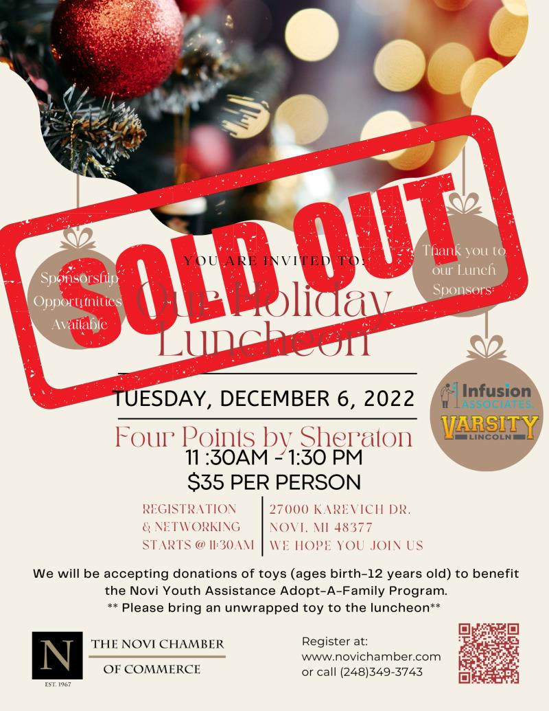 Holiday Luncheon-Sold Out